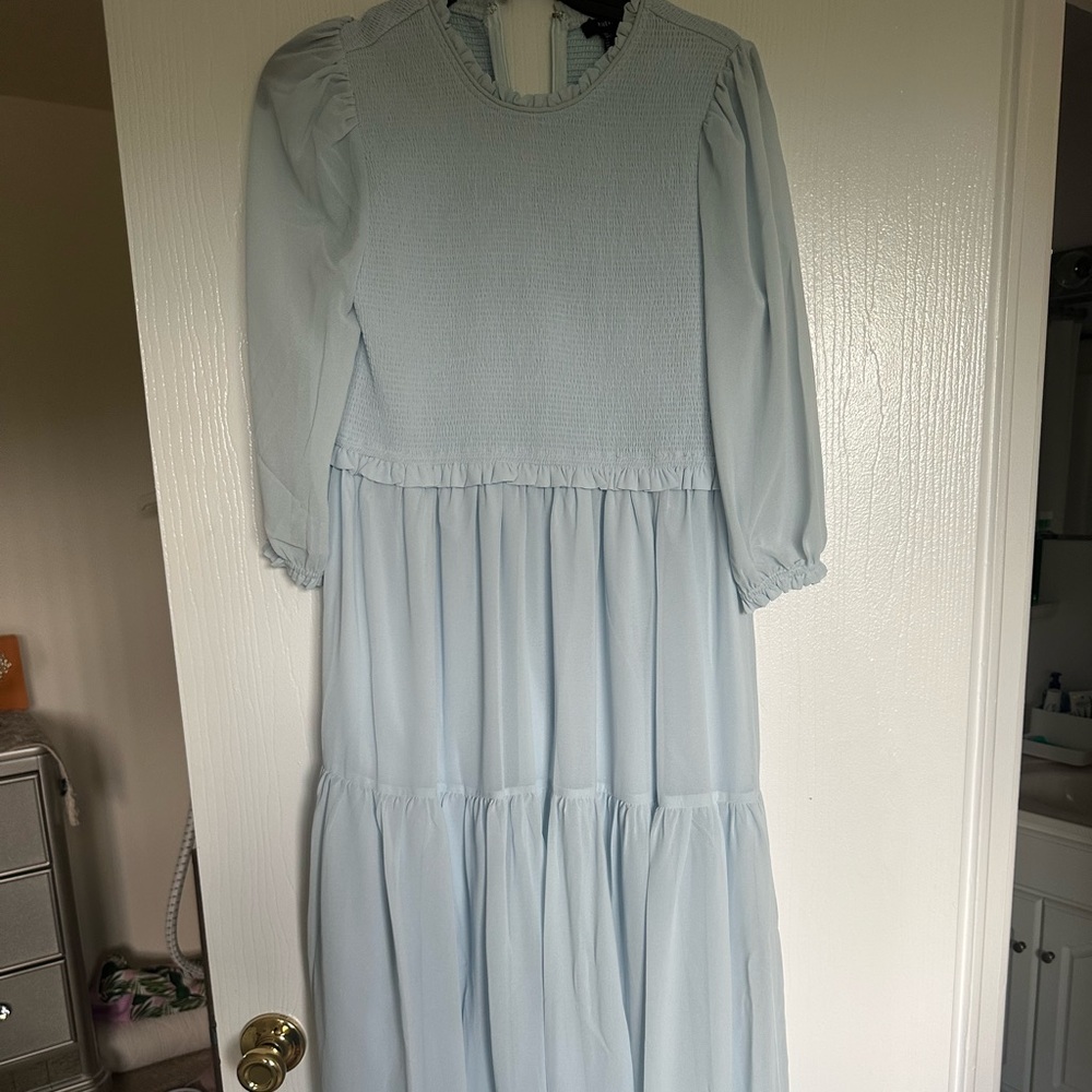 Forever 21 new dress light blue L